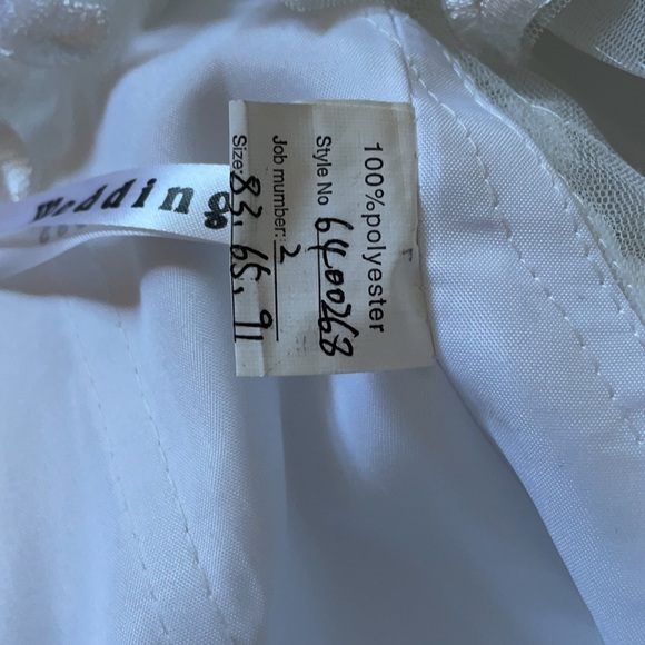 White Formal Wedding Gown - Picture 9 of 11